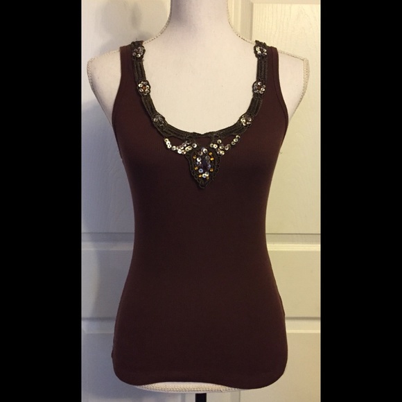 Mad Knits Embellished Tank Top - Picture 4 of 4